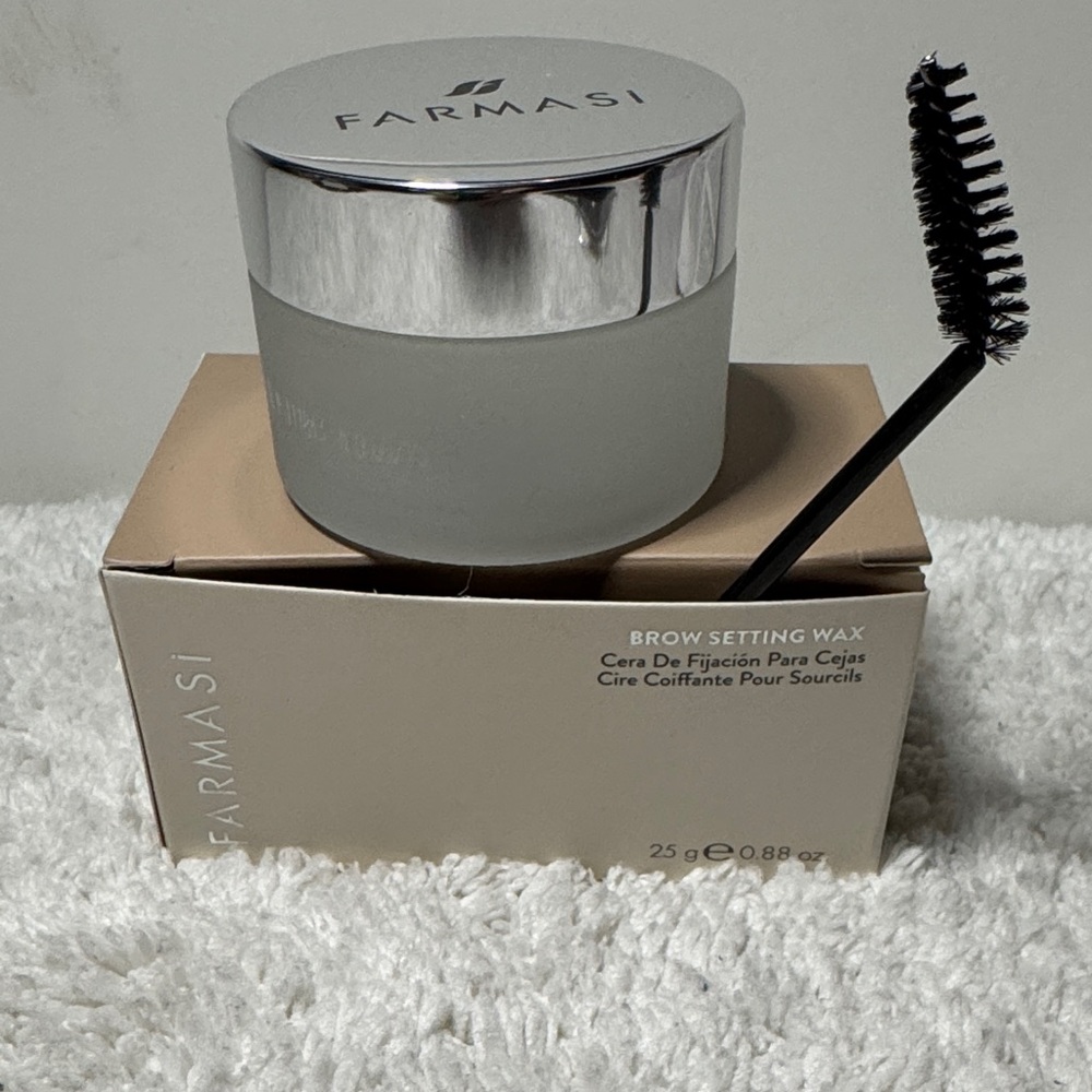 Farmasi Brow Setting Wax with Silver Lid and Black Brush